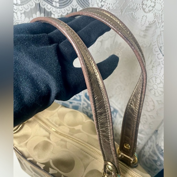 Coach Poppy Signature Sateen Glam Tote bag #18988 - Picture 16 of 16